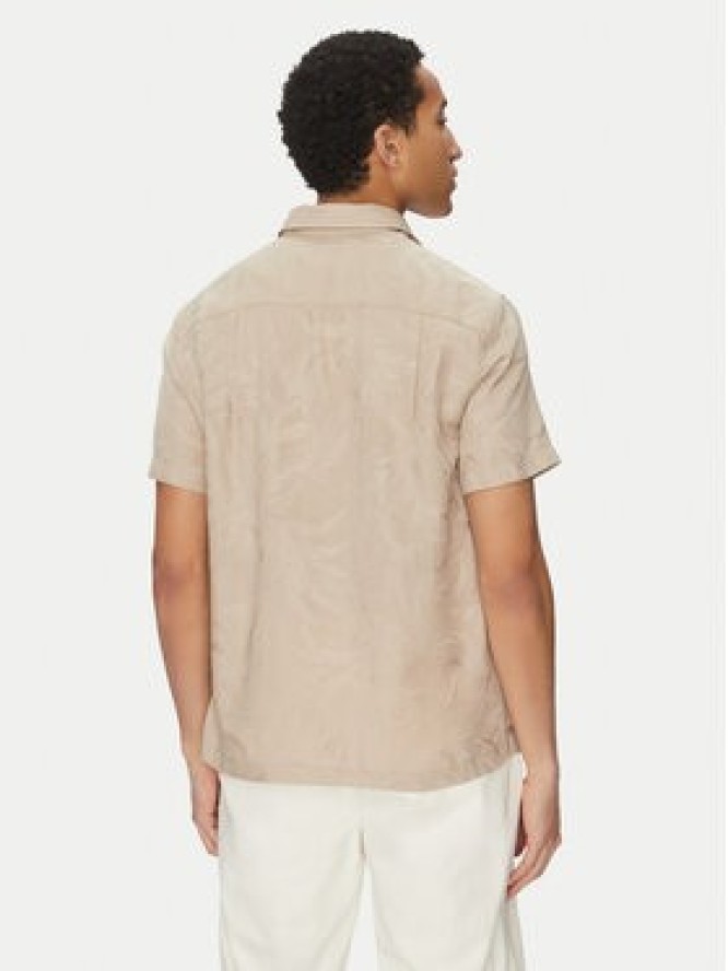 Guess Koszula M5GH26 WH7V2 Beżowy Regular Fit