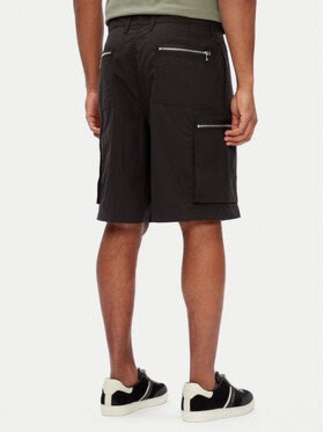 Michael Kors Szorty materiałowe CS5304THC2 Czarny Regular Fit