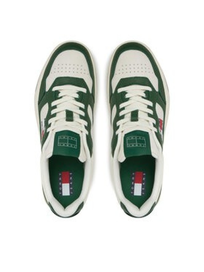 Tommy Jeans Sneakersy (New) Tjm Cupsole Leather Ess EM0EM01443 Biały