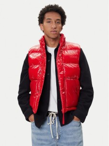 HUGO Kamizelka 50547981 Czerwony Regular Fit