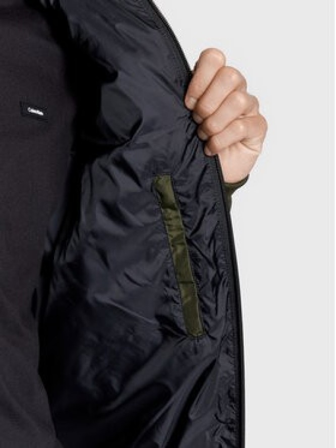 Calvin Klein Kurtka zimowa Mix Media Quilt K10K110331 Zielony Regular Fit