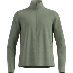 Bluza bez kaptura rozpinana Odlo Mid layer full zip GRID FLEECE