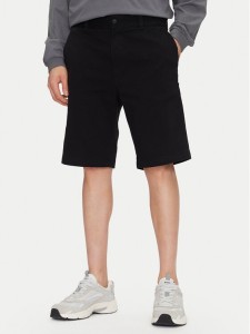 HUGO Szorty materiałowe Dante242 50510605 Czarny Regular Fit