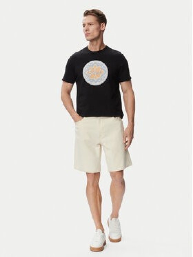 Guess T-Shirt M6GI48 K3583 Czarny Regular Fit