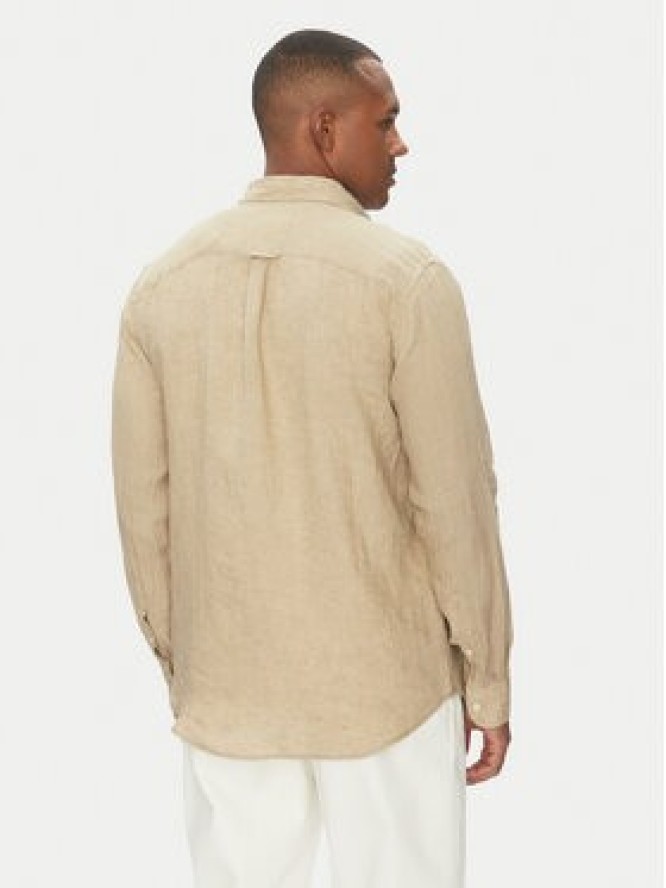 Tommy Hilfiger Koszula MW0MW34602 Beżowy Regular Fit