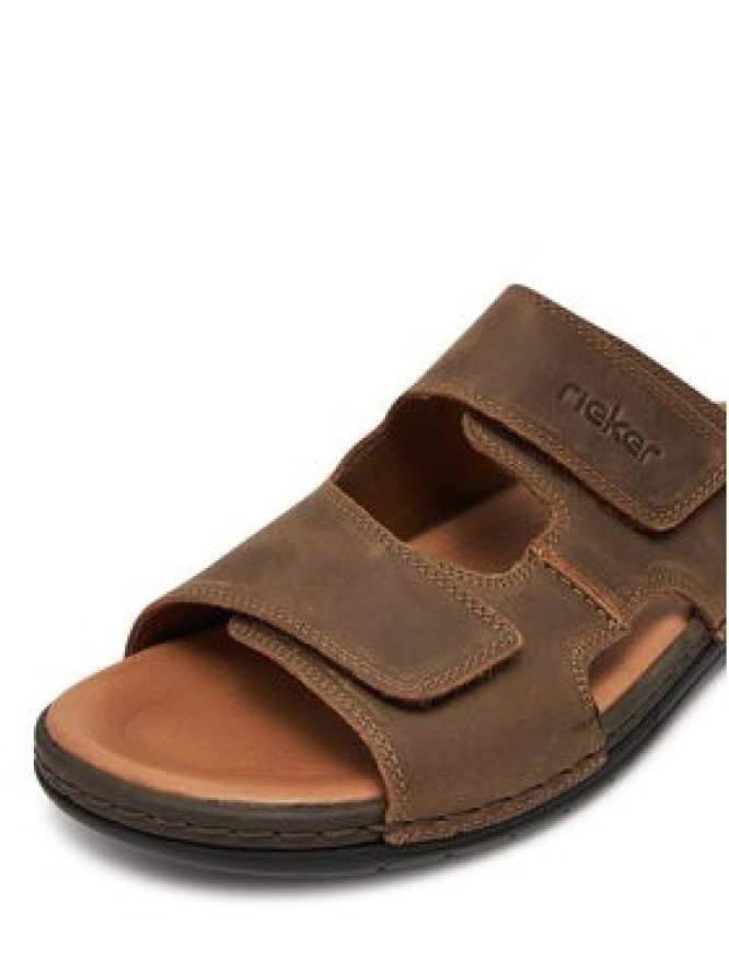 Rieker Klapki 25592-25 Brązowy