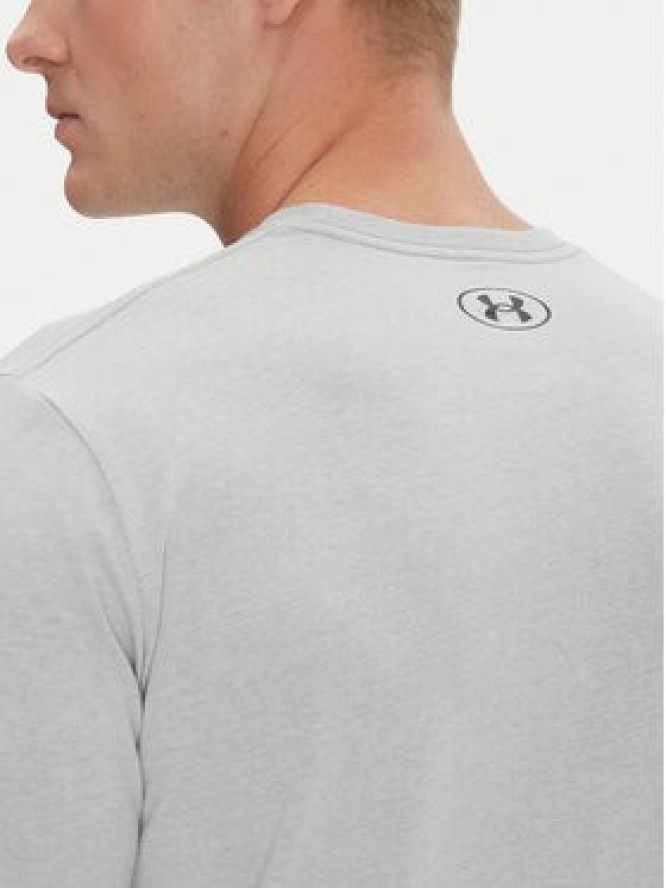 Under Armour T-Shirt Boxed Sports 1386793 Szary Loose Fit