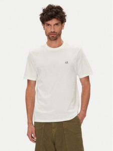 C.P. Company T-Shirt RCCMTS725A005100W Écru Regular Fit