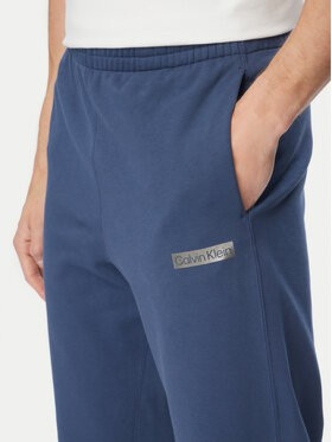 Calvin Klein Spodnie dresowe LV04LG212G Granatowy Regular Fit