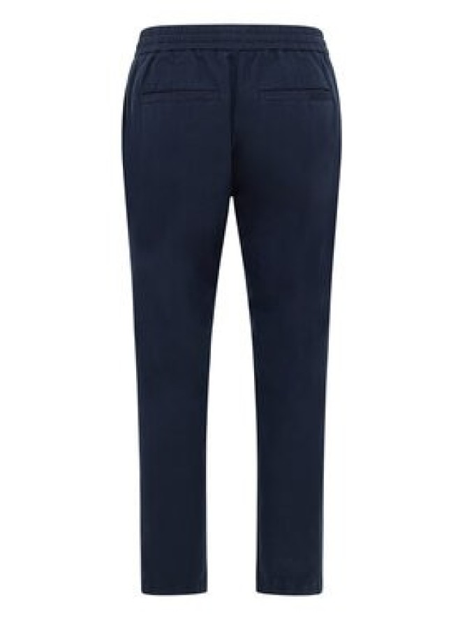 Mustang Chinosy Milano 1016436 Granatowy Tapered Fit