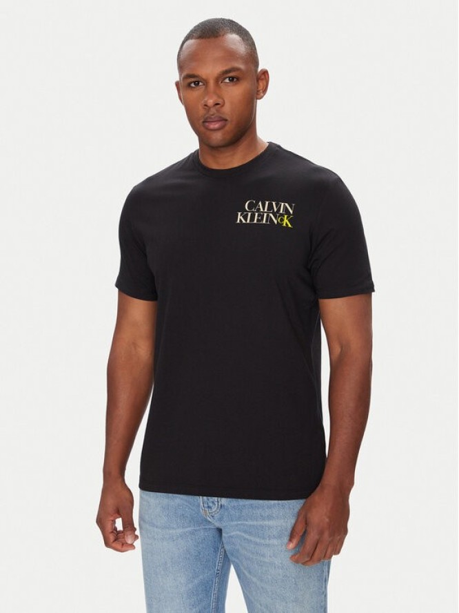Calvin Klein Jeans T-Shirt LV04RC844G Czarny Regular Fit