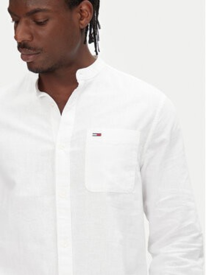 Tommy Jeans Koszula DM0DM20876 Écru Regular Fit