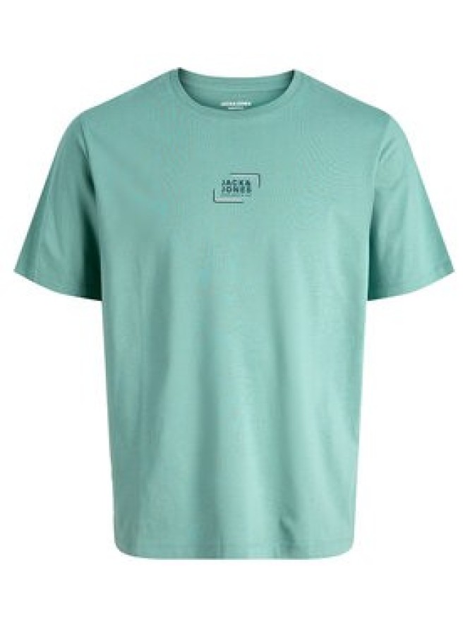 Jack & Jones T-Shirt Corp Graphic 12268415 Turkusowy Regular Fit