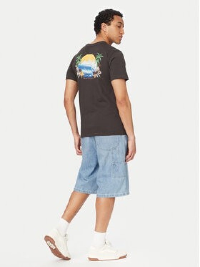 Quiksilver T-Shirt EV Barrel Paradise EQYZT08285 Czarny Regular Fit