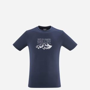 Koszulka męska MILLET M Millet Mountain Ts Ss granatowy