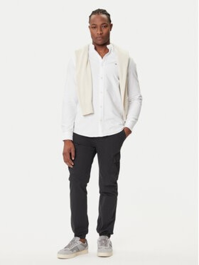 Tommy Jeans Koszula Essential DM0DM21690 Biały Regular Fit