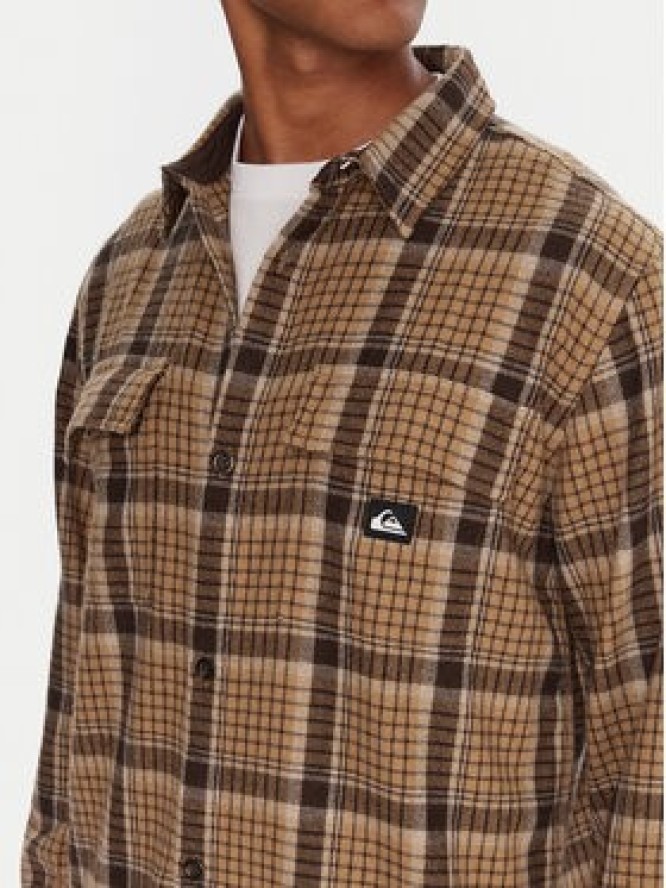 Quiksilver Koszula Yankee EQYWT04648 Brązowy Comfort Fit