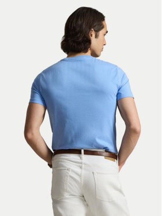 Polo Ralph Lauren T-Shirt 710671438526 Niebieski Custom Slim Fit