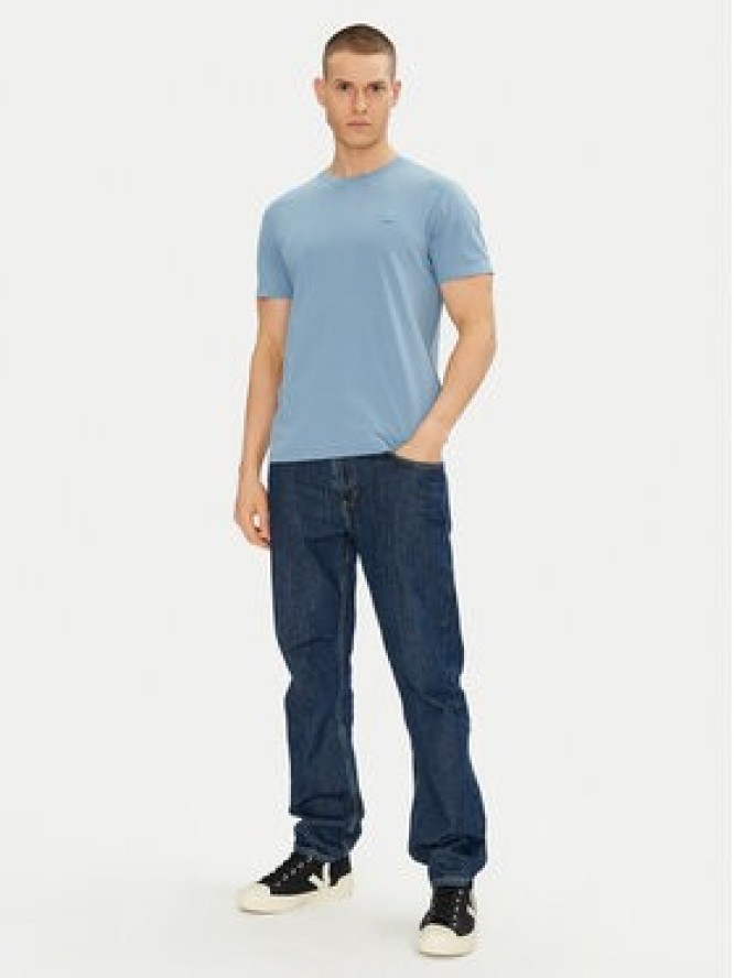 Moose Knuckles T-Shirt Duluth M15MT759 Niebieski Regular Fit