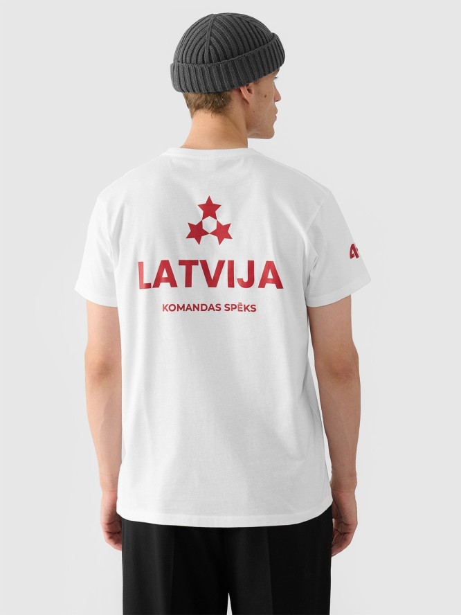 4F Koszulka kibica męska - biała M