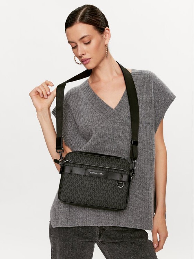 Michael Kors Saszetka Hudson 33F3LHDC5B Czarny