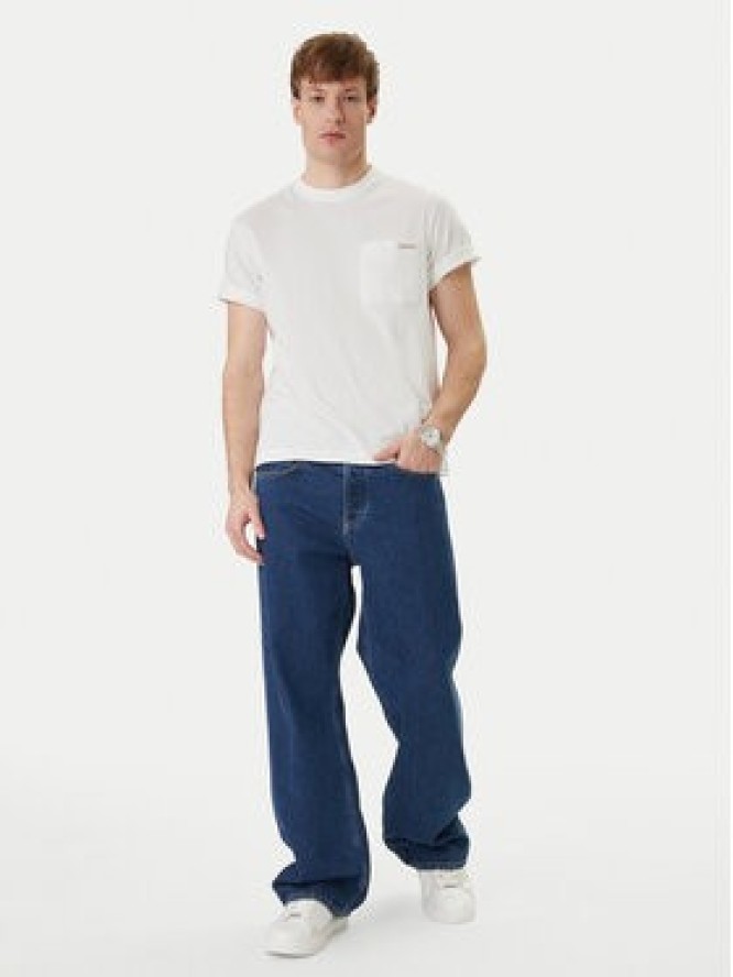 Calvin Klein Jeans T-Shirt LV04RF280G Biały Regular Fit