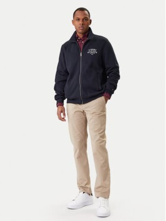 Tommy Hilfiger Bluza Arch Stand MW0MW41425 Granatowy Regular Fit