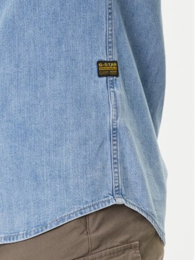 G-Star Raw Koszula jeansowa D27681-D252 Błękitny Slim Fit