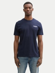 Tom Tailor Denim T-Shirt 1043491 Granatowy Regular Fit