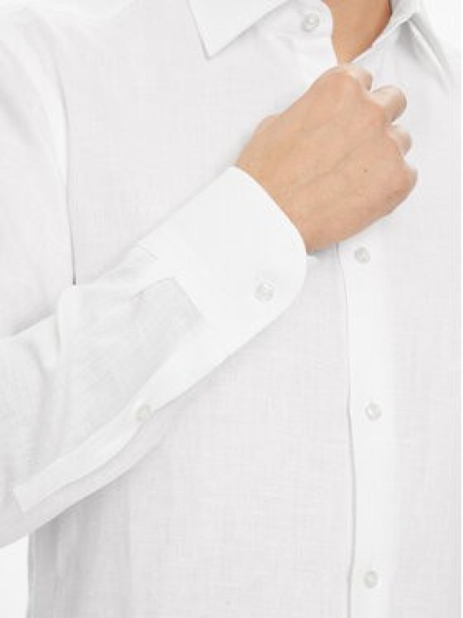 Boss Koszula H Hank Kent C1 214 50490234 Biały Slim Fit