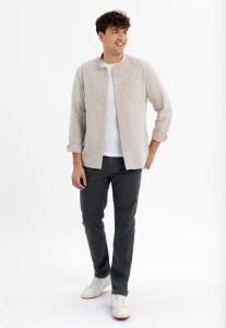 Materiałowe spodnie R-MARSHALL