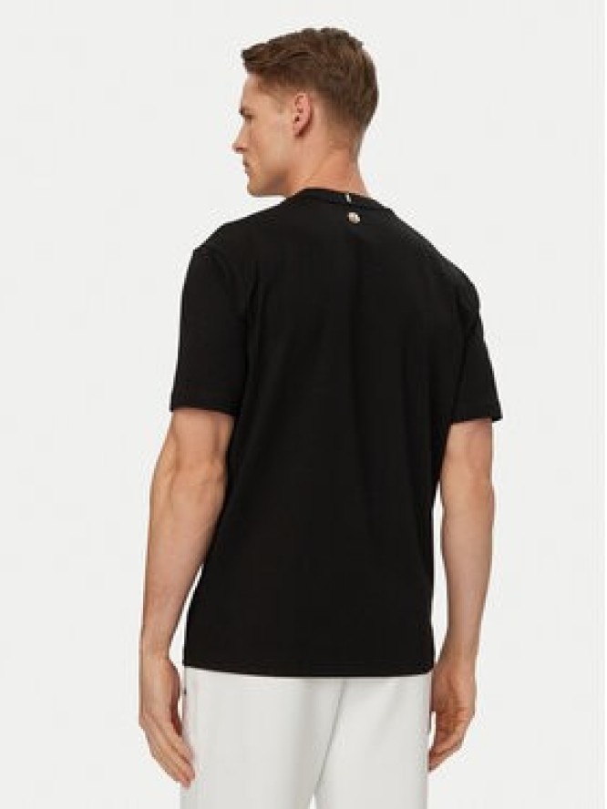 BOSS T-Shirt Open 50560293 Czarny Relaxed Fit