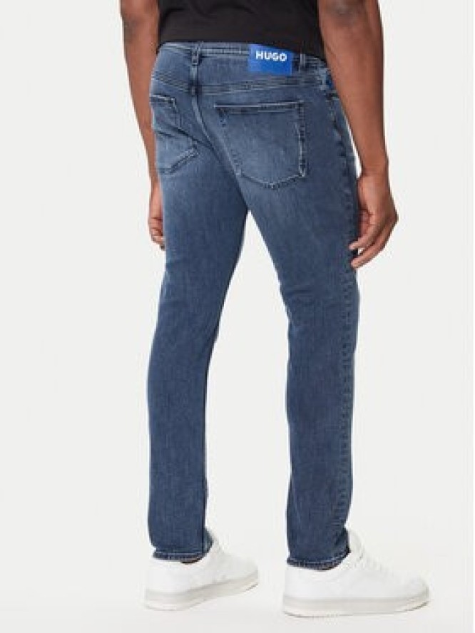 HUGO Jeansy Zane 50541551 Granatowy Extra Slim Fit