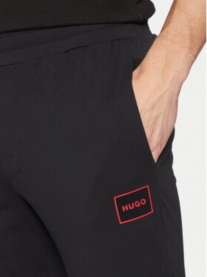Hugo Spodnie dresowe 50525246 Czarny Regular Fit