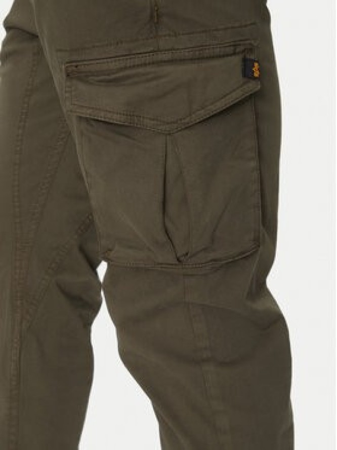 Alpha Industries Joggery Twill 116202 Zielony Regular Fit