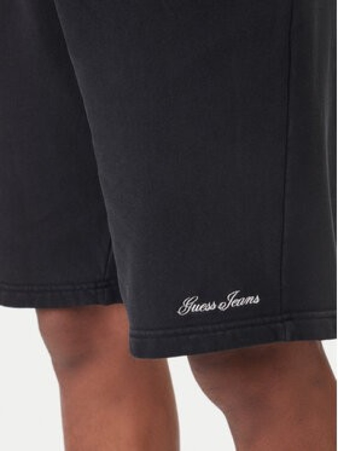 Guess Jeans Szorty sportowe M6GD49 KCPR1 Czarny Regular Fit