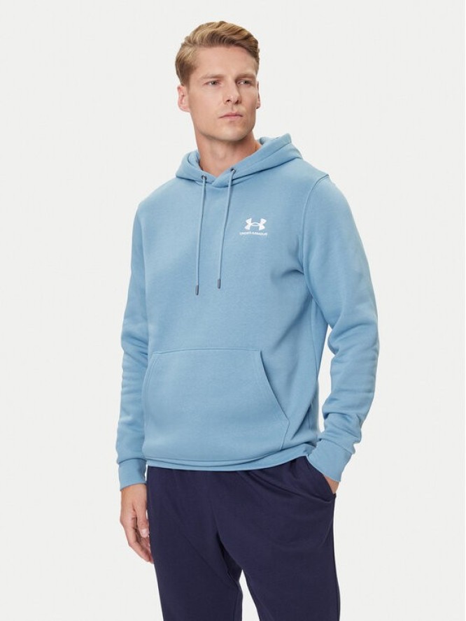 Under Armour Bluza Ua Essential 1373880 Błękitny Loose Fit