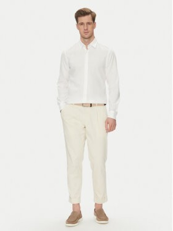 JOOP! Jeans Koszula 15 JJSH-92Hanson2K-W 30045977 Biały Regular Fit