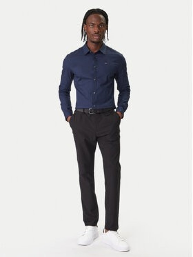 Tommy Jeans Koszula DM0DM04405 Granatowy Slim Fit