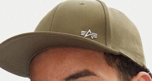 Alpha Industries Czapka z daszkiem Metal Label 156905 Zielony