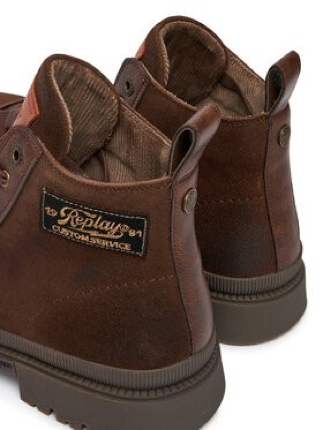 REPLAY Trzewiki GMC1G .000.C0005L Brązowy