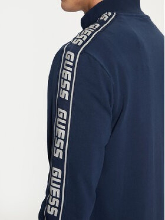 Guess Bluza Z2YQ12 K6ZS1 Granatowy Regular Fit