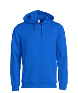 clique Basic Hoody blu królewski bluza z kapturem unisex, trwała i miękka –