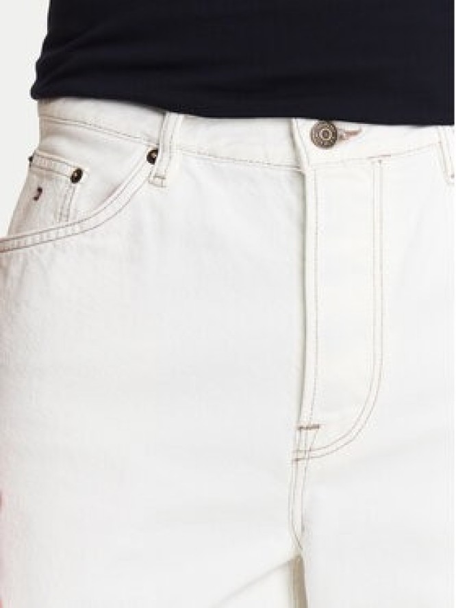 Tommy Hilfiger Jeansy F1 Movie MW0MW41381 Écru Loose Fit