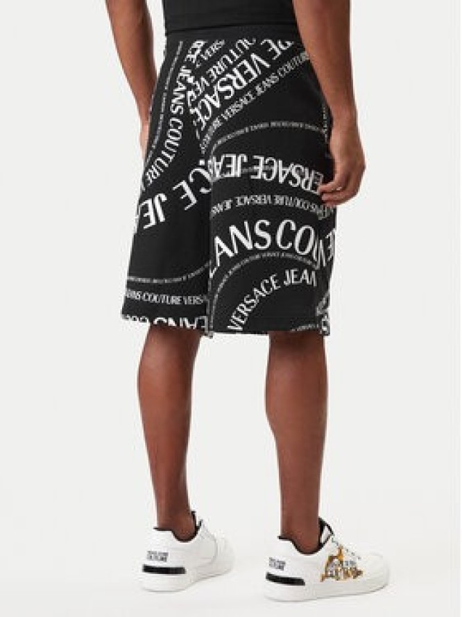 Versace Jeans Couture Szorty sportowe 80GAD3B0 FS221 Czarny Regular Fit