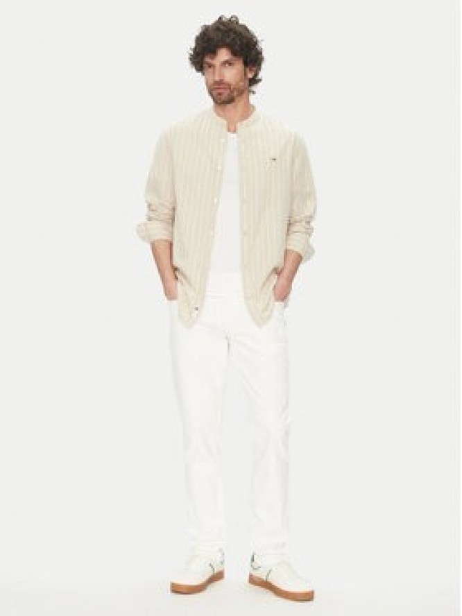 Tommy Jeans Koszula DM0DM20893 Beżowy Regular Fit