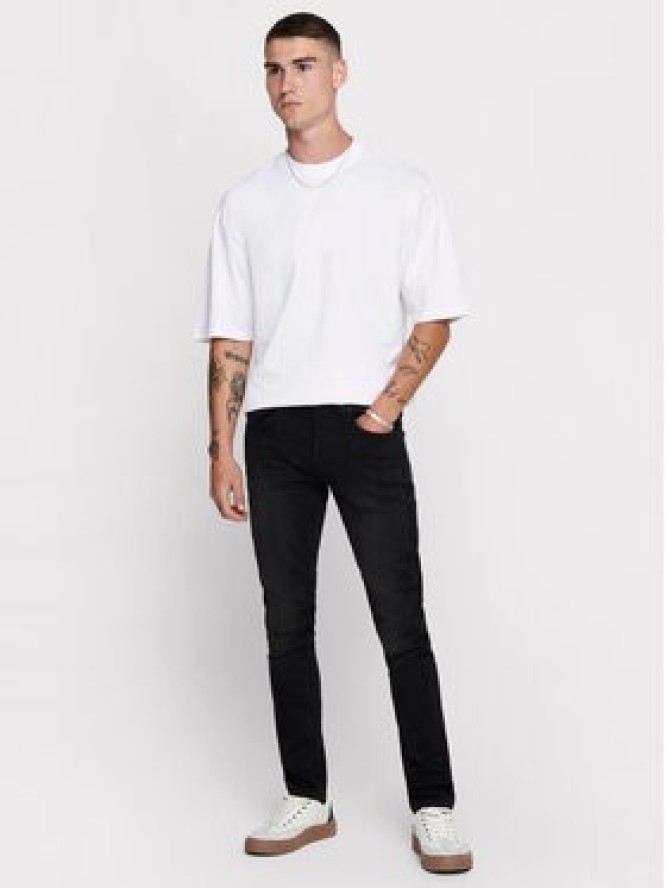Only & Sons Jeansy Loom 22007451 Czarny Slim Fit