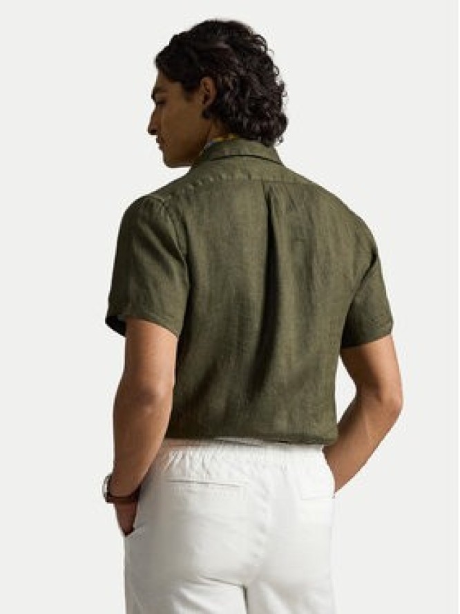 Polo Ralph Lauren Koszula 710968912503 Zielony Regular Fit