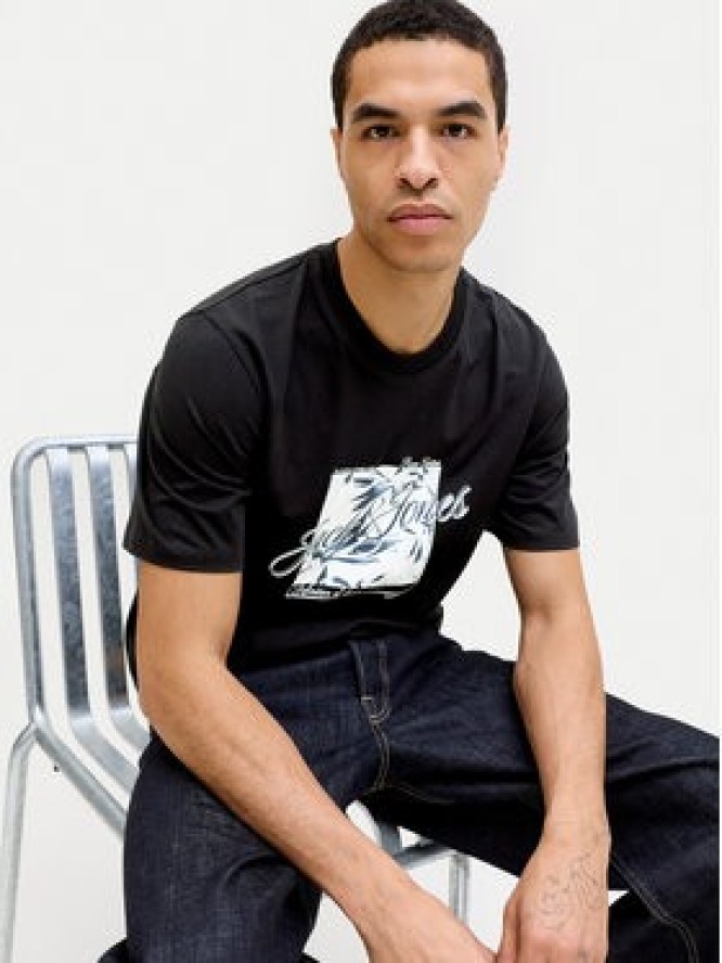 Jack & Jones T-Shirt Honolulu 12288088 Czarny Regular Fit