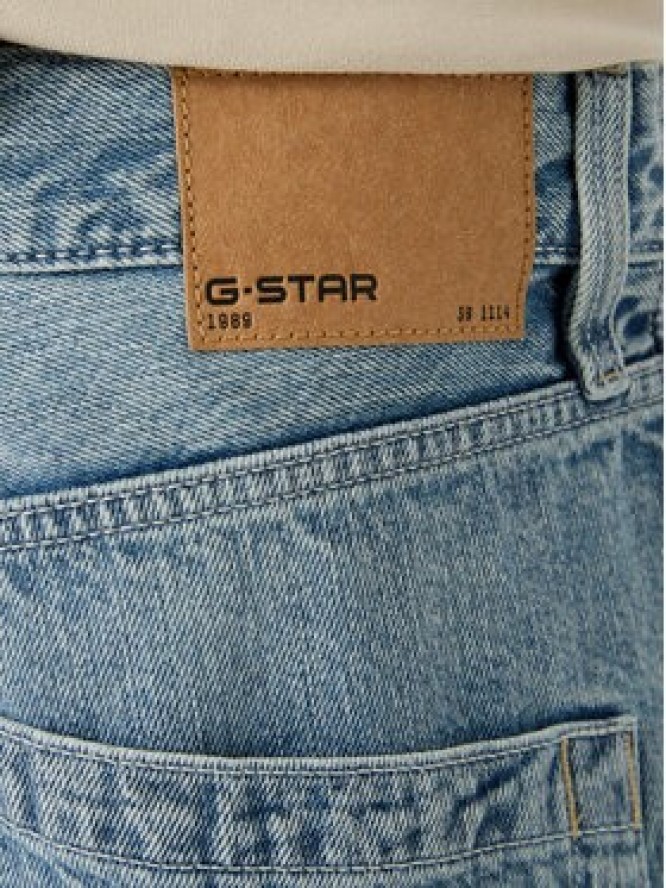 G-Star Raw Szorty jeansowe Deeggie D28474-D788 Niebieski Regular Fit